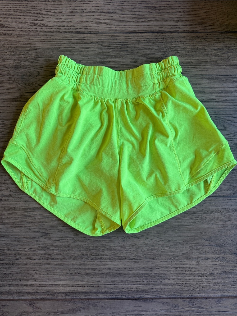 lululemon athletica Neon Yellow Women's Athletic Shorts